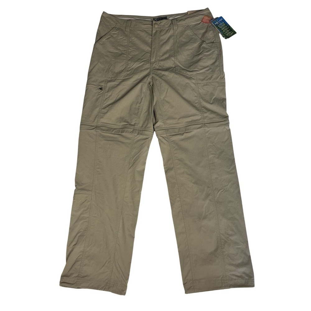 Royal Robbins Convertible Cargo Pants Mens US 38/ 32 Outdoor Hiking‎ Beige New